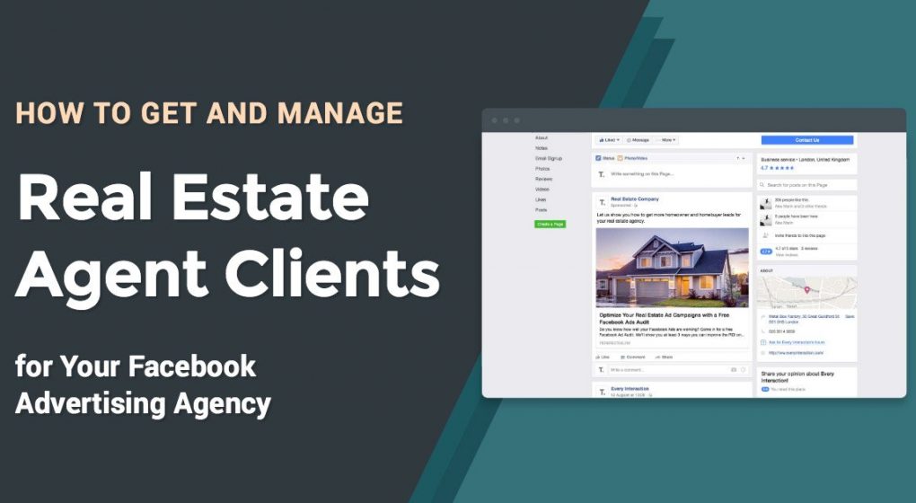 How to Get and Manage Real Estate Agent Clients for Your Facebook Advertising Agency