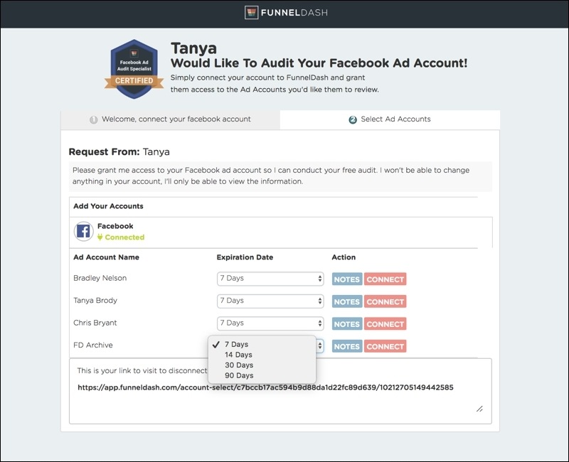 Request Page 2 Facebook Marketing Agency