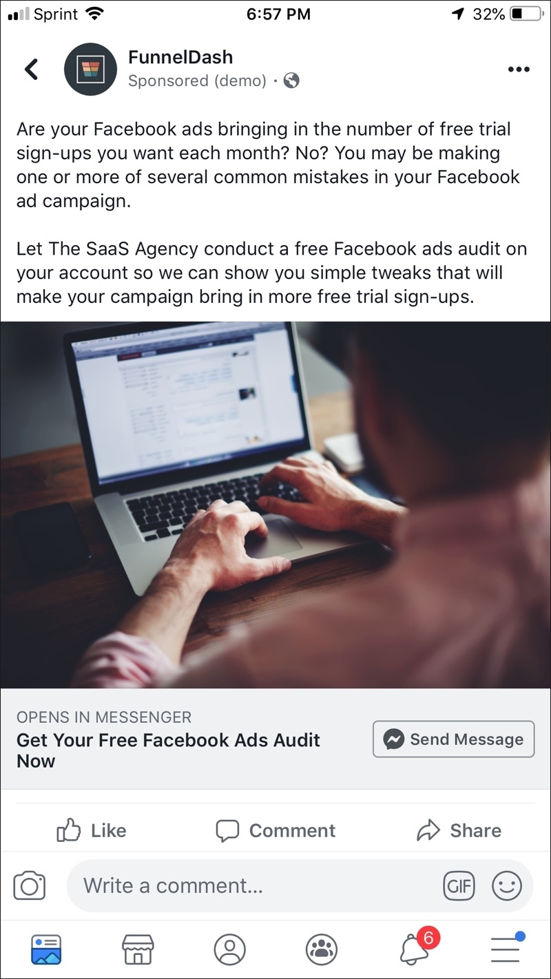 Facebook Advertising Agency - SaaS FB Ad