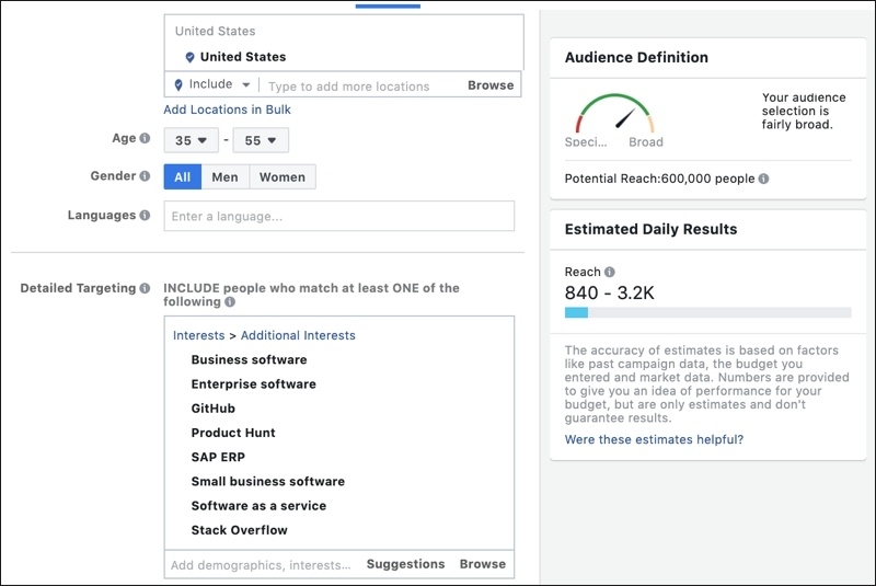 Facebook Advertising Agency - Targeting