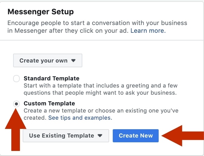 Facebook Messenger Ads Messenger Setup