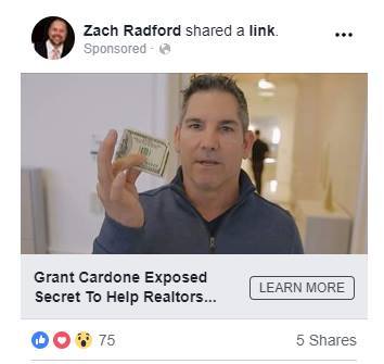 Grant Cardone Ad
